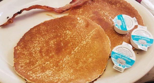 $5.99 2 pancakes and 2 bacon