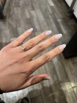 Dip powder manicure