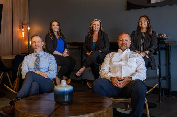 Some of the EJC Team, form left to right: Robert, Eryn, Heather, Brian, Kaysia