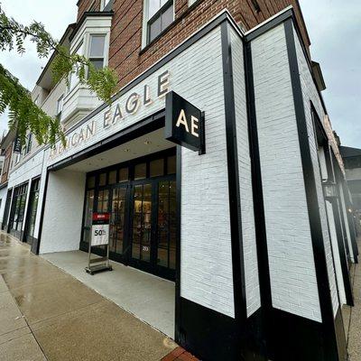 Front entrance to store