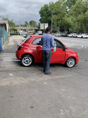 2012 Fiat 500 Cleaned