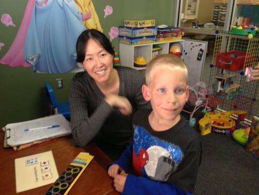 Speech therapy is fun  at this clinic!