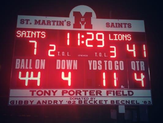 Historic Tony Porter Field