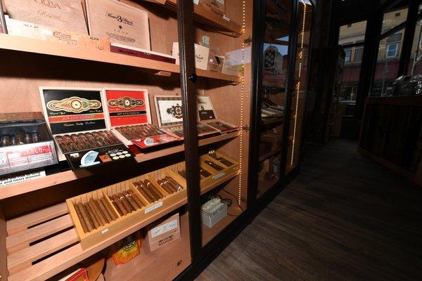 great selection of premium cigars