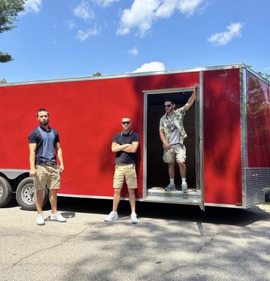 Meet the team, Grayson (left), Connor (middle), Kaeleb (right). Efficient moving is the name of the game, call the guys that make it easy!