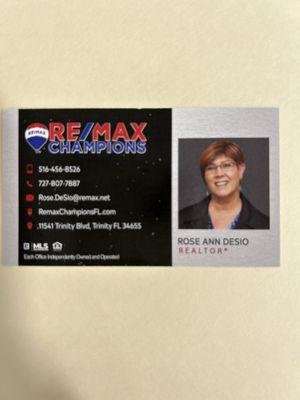 Rose Ann DeSio - RE/MAX Champions