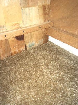 My dresser, when we discovered it was beginning to mold.