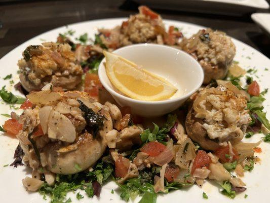 Crab stuffed mushrooms