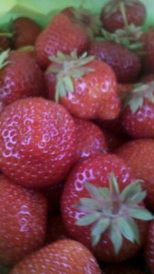 More juicy strawberries