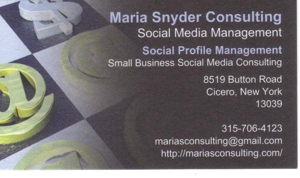 Maria Snyder Consulting