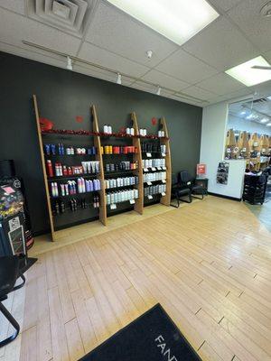 Front of the store - hair products