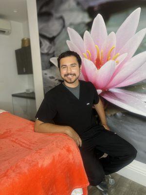 Get a great therapeutic massage with Sam at Key West Med Spa.