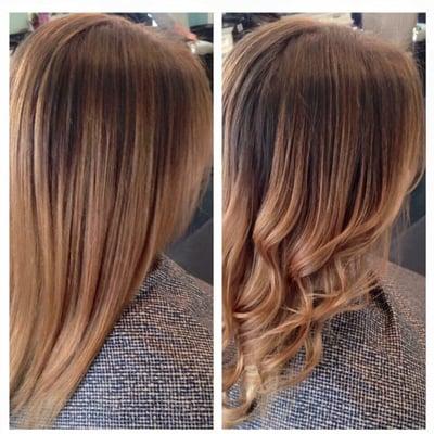 Masters of the balayage ombre technique.