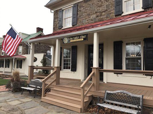 Our front door faces 2nd Street Pike.