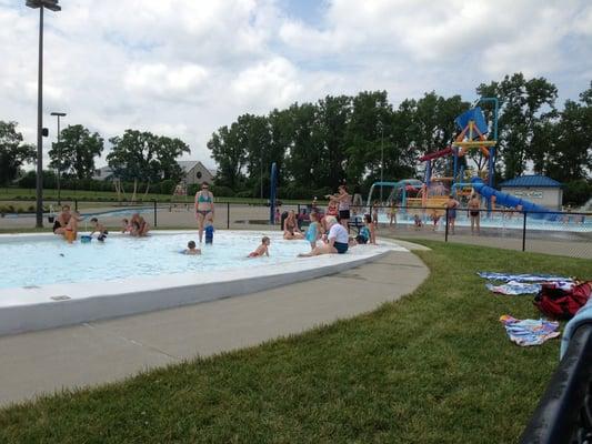 Kiddie pool and lazy river