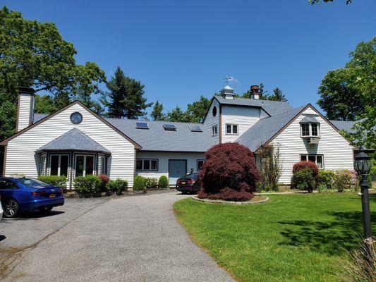 We added an indoor pool to this house in White Plains.