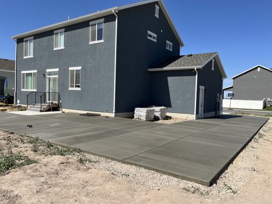 Back patio and rv pad.