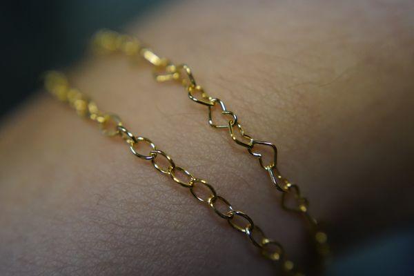 Gold filled permanent bracelets