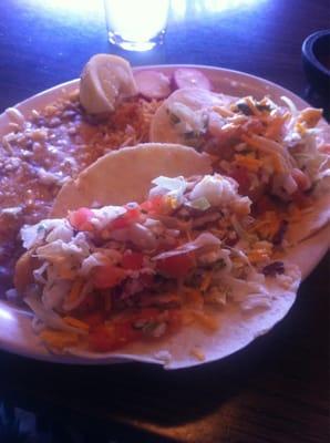 Fish tacos yum!