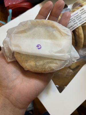 Size of grape tarts