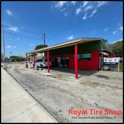 Royal Tire Shop we are here to serve you‼