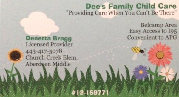 Dee's Family Child Care