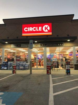 Circle K facade.