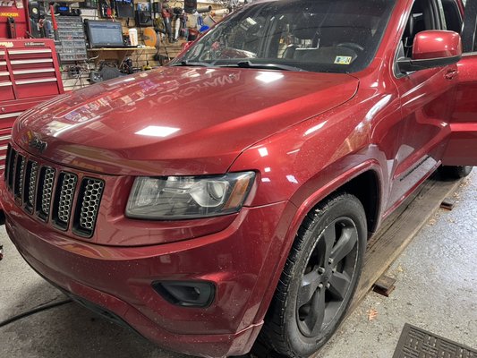 Jeep Grand Cherokee Repaired Wiring for Fuel Gauge