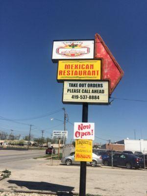 Nueva locación taqueria la auténtica michoacana 3439 Hill Ave Toledo Ohio