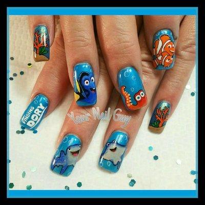 Finding Dory nails.....not your usual. But fantastic just the same.