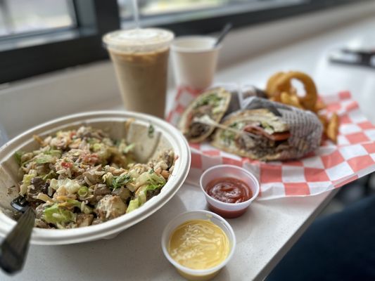 Jerk chicken bowl