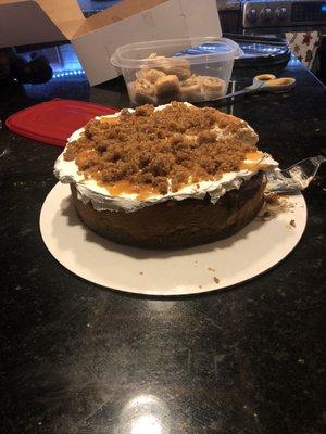 Pumpkin Spice Cheesecake. Oh my.