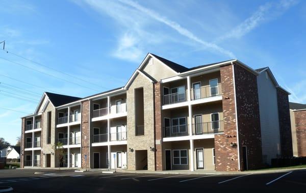 An upscale apartment complex in Bowling Green, Kentucky.