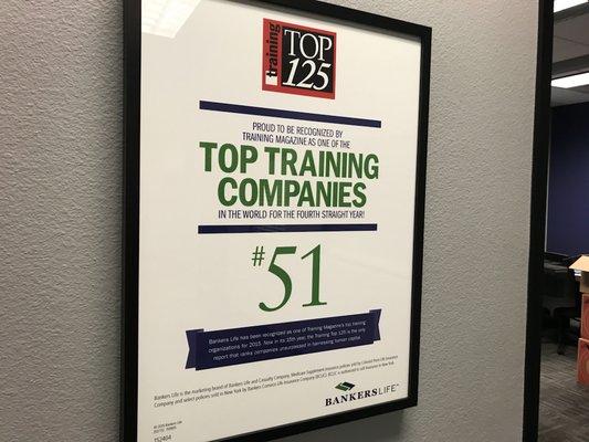 Top 51 Training company in the WORLD!