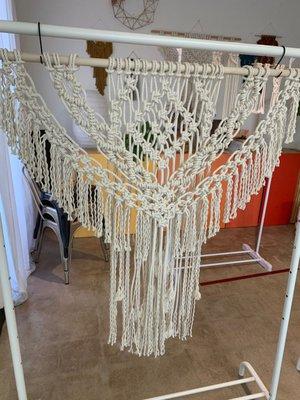 Large macrame wall hanging