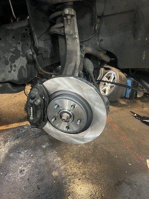 New braked and rotors