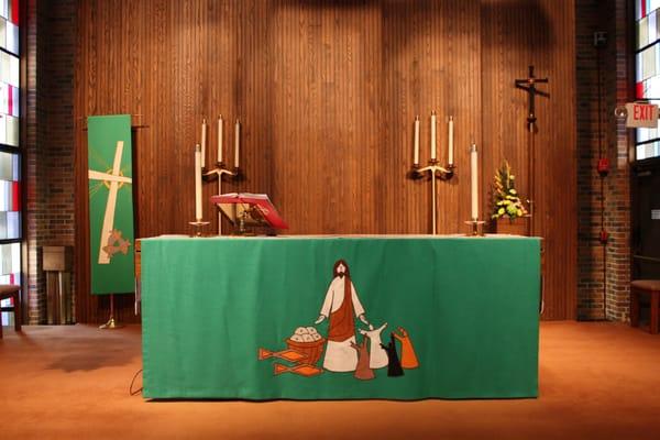 Altar in sanctuary