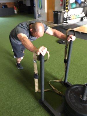 Sled push