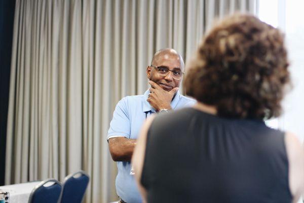 Man contemplating at Excellence Performance Seminar