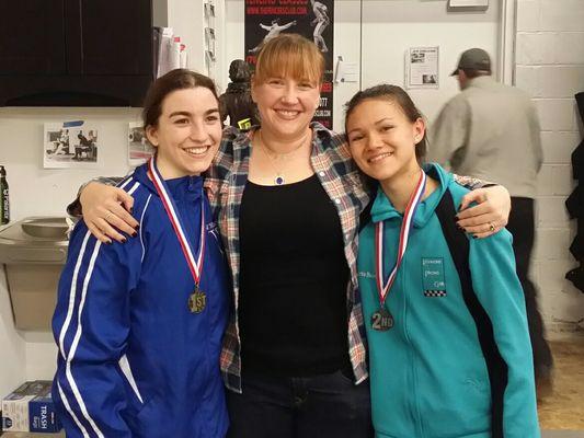 Brie and Artie qualified for Junior Olympics