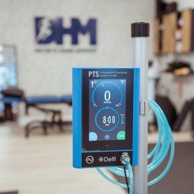 Blood flow restriction strengthening