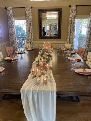 Bridal Party Table