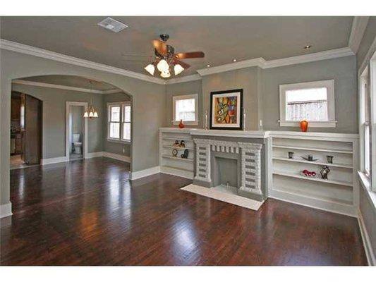 Remodeled Historical Living and Dining Room