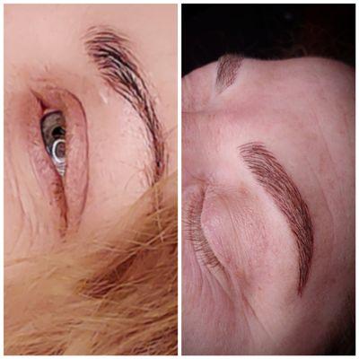 Microblading with machine shading!