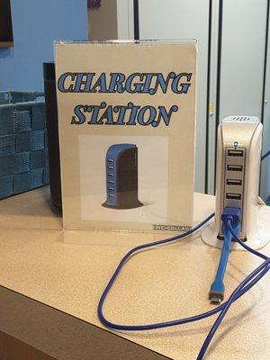 Charging station for our patients