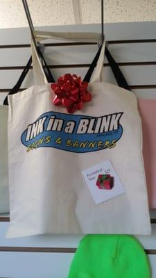 Printed tote bags