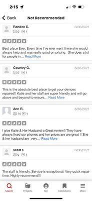 Our positive reviews from REAL customers