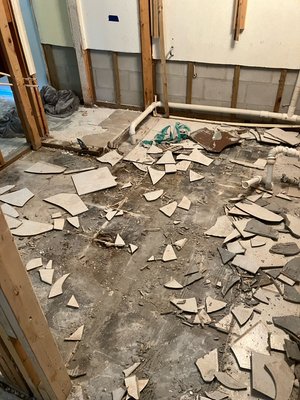 Tile removal