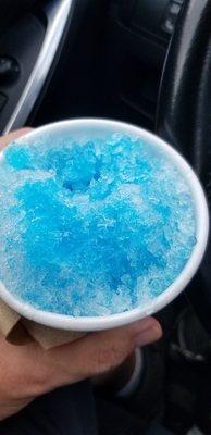 Under flavored Skylite cup of ice