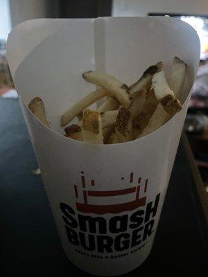 What should be LARGE SMASHFRIES